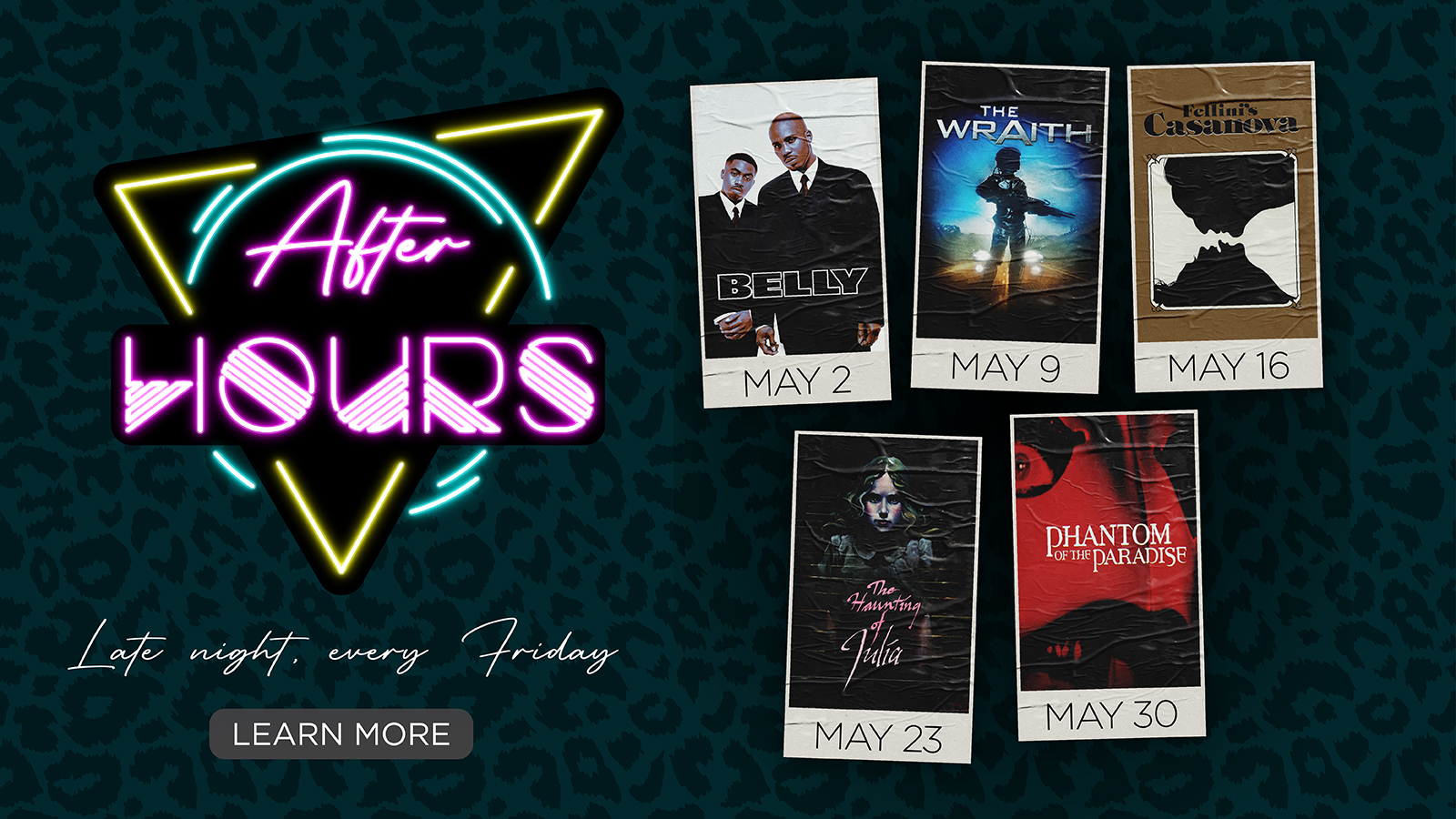 After Hours - Late Night, Every Friday. Learn More