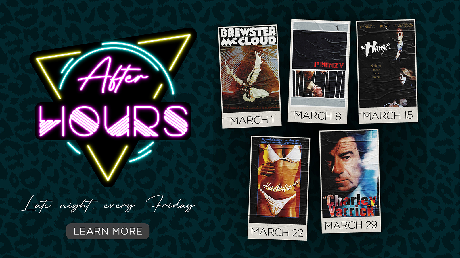 After Hours - Late night, every Friday. Learn More