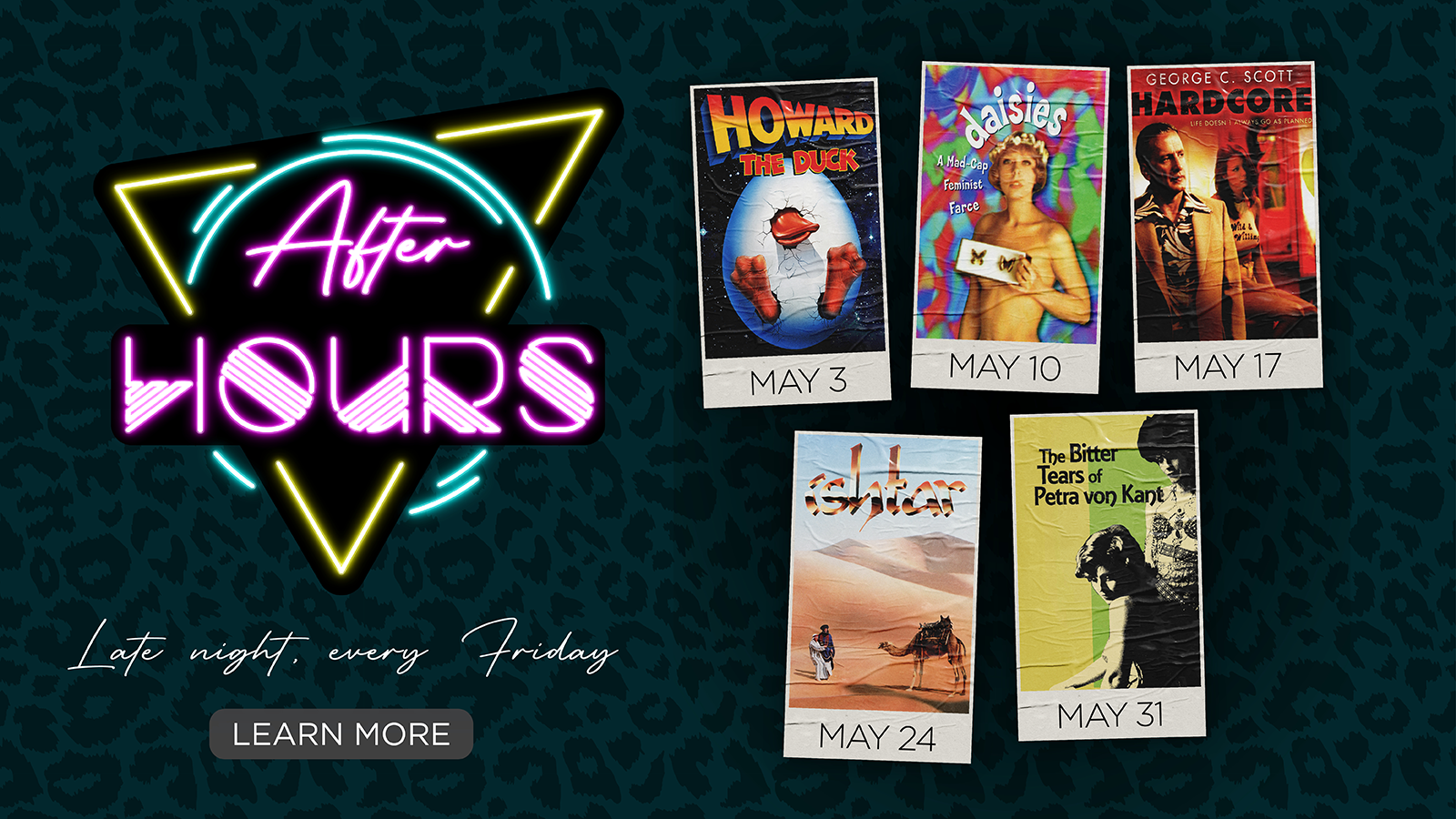 After Hours - Late Night, Every Friday. Learn More