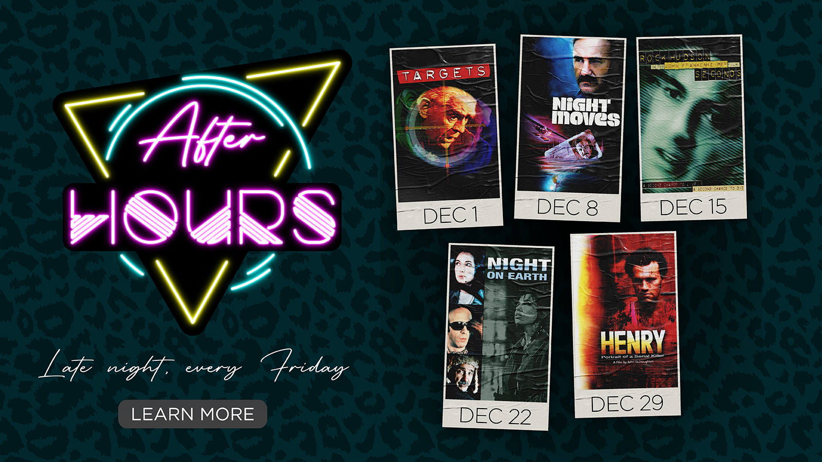After Hours – Late Night Every Friday – Learn More