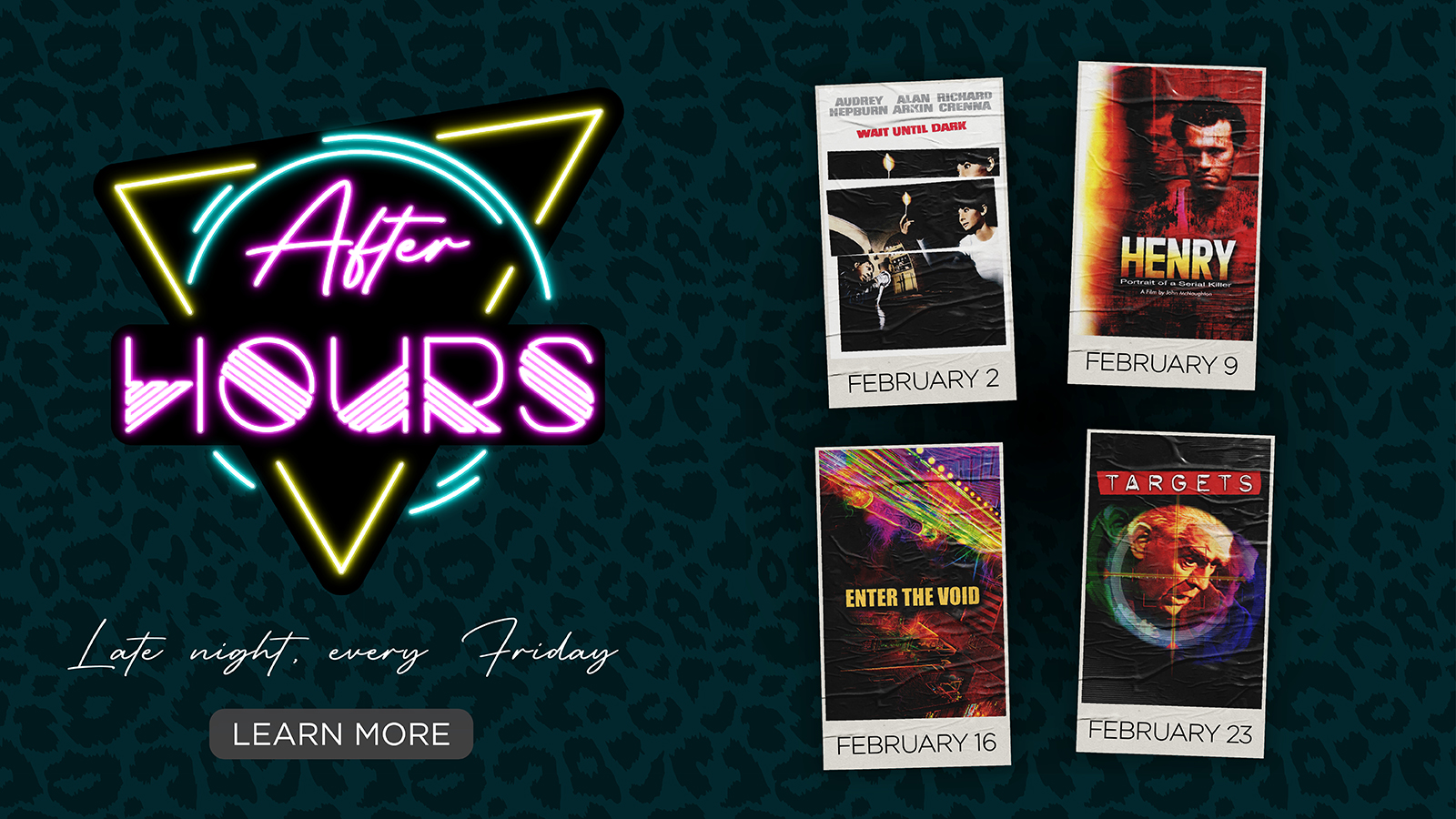 After Hours - Late Night, Every Friday - Learn More