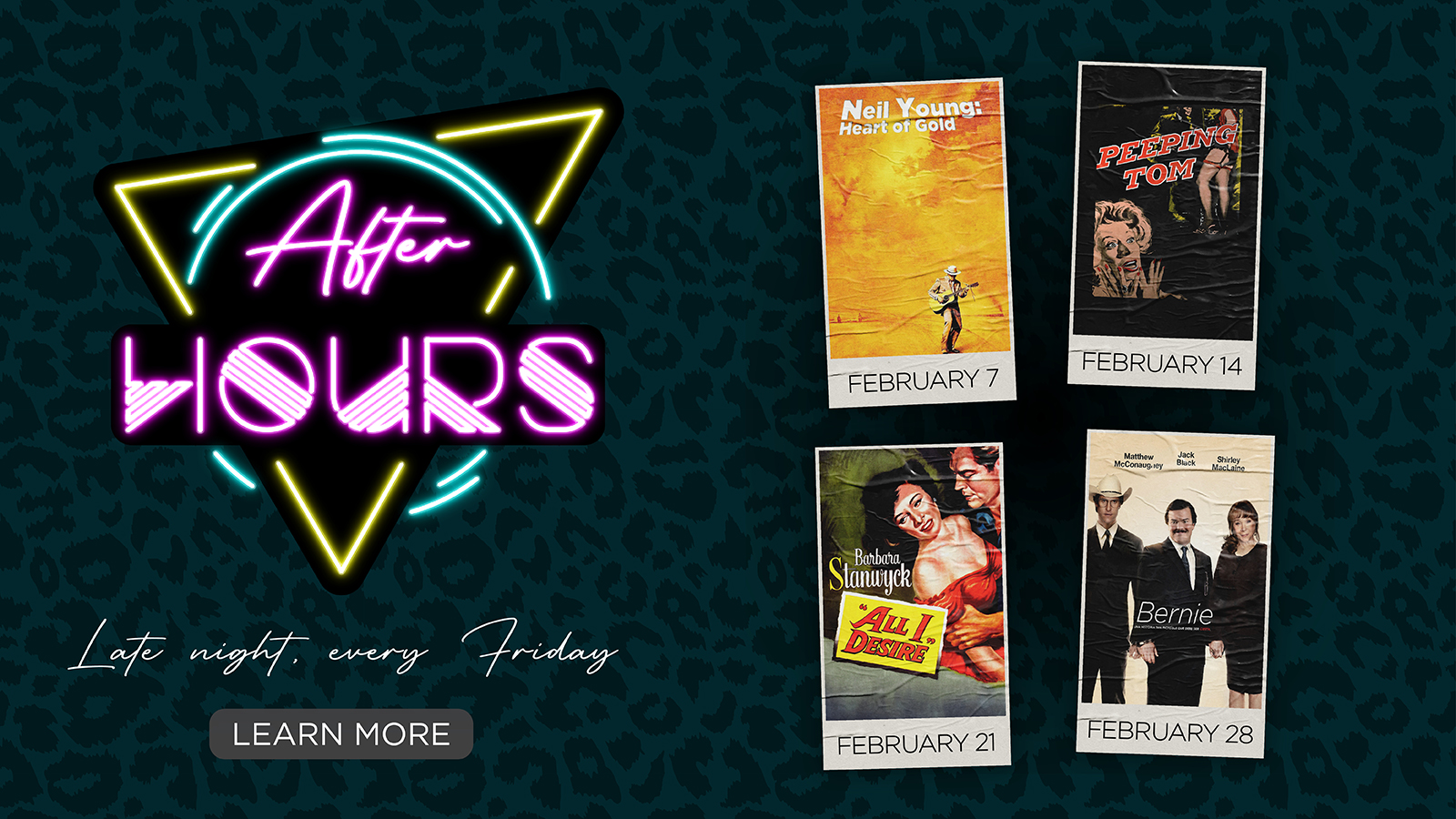 After Hours - Late Night, Every Friday. Learn More