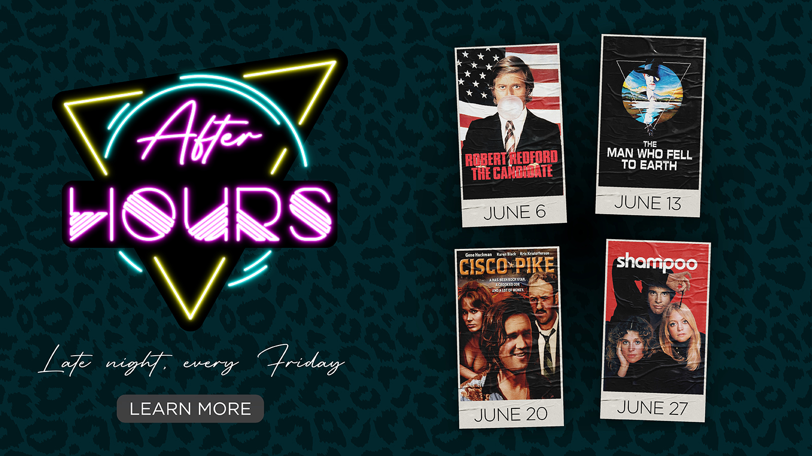 After Hours - Late Night, Every Friday. Learn More