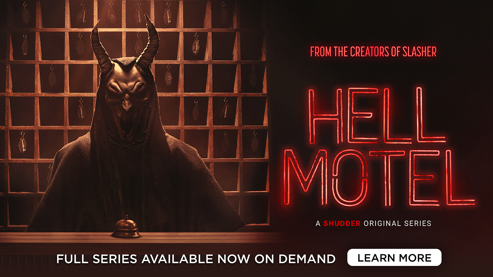 Hell MotelFrom the creators of SlasherA Shudder original seriesFull Series Available Now On Demand[Learn More]