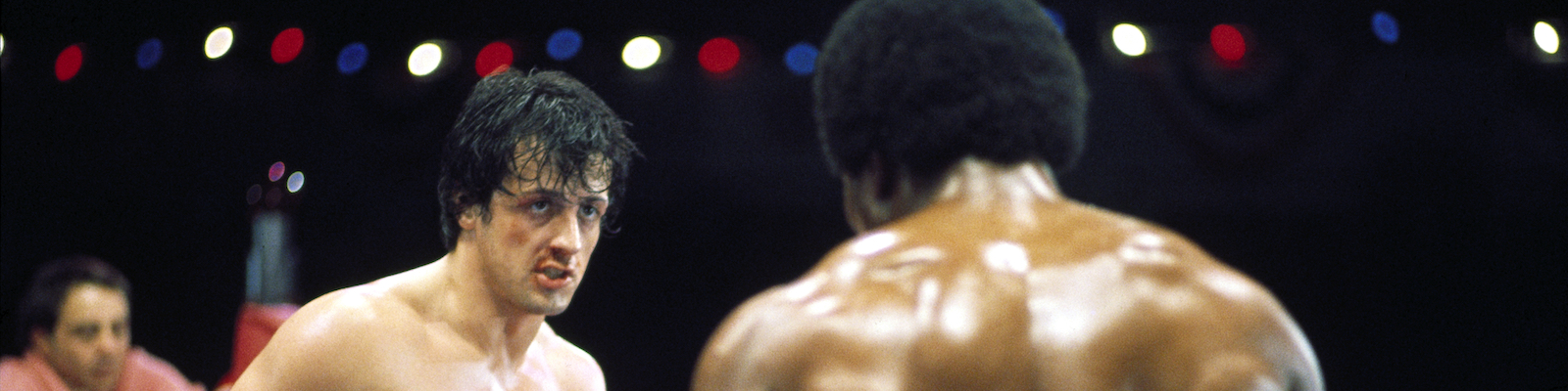 Rocky and Apollo Creed face off in Rocky