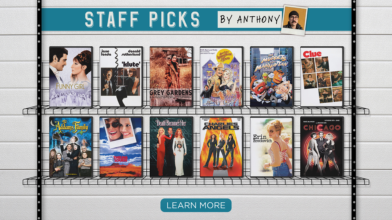 Staff Picks by Anthony - Learn More
