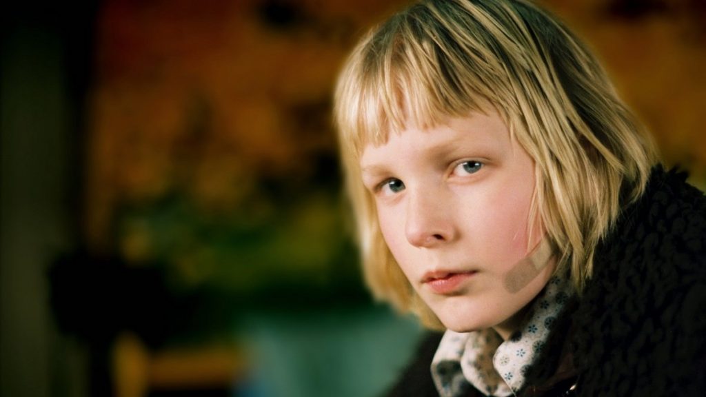 Kåre Hedebrant as Oskar in Let the Right One In