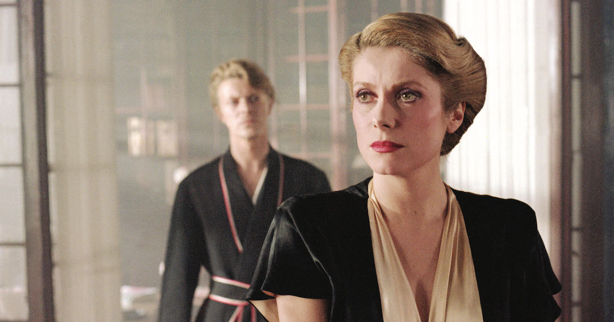 David Bowie and Catherine Deneuve in The Hunger